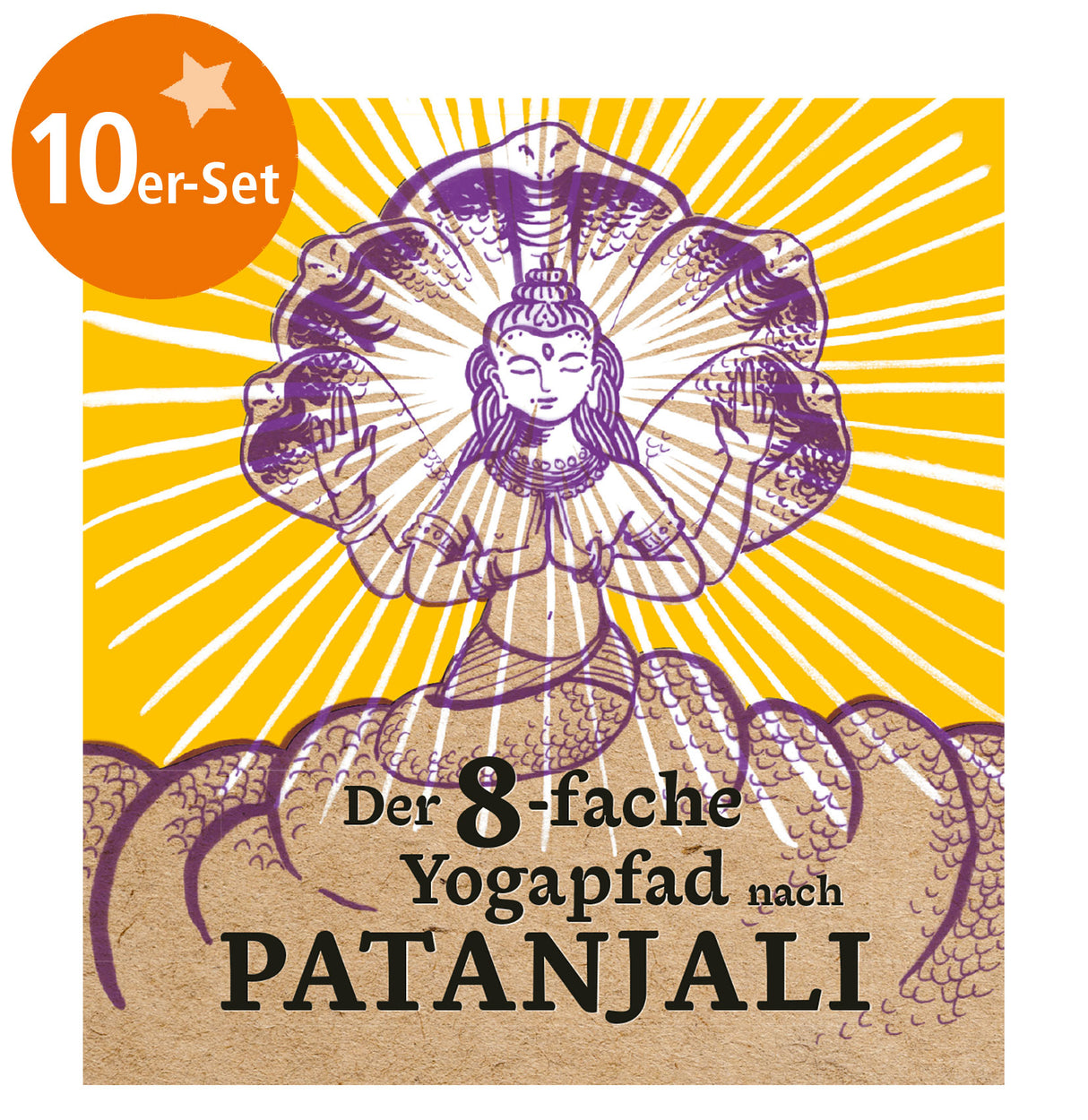 10er-Set Mini-Heft "Der 8-fache Yogapfad nach Patanjali" - YOGISHOP