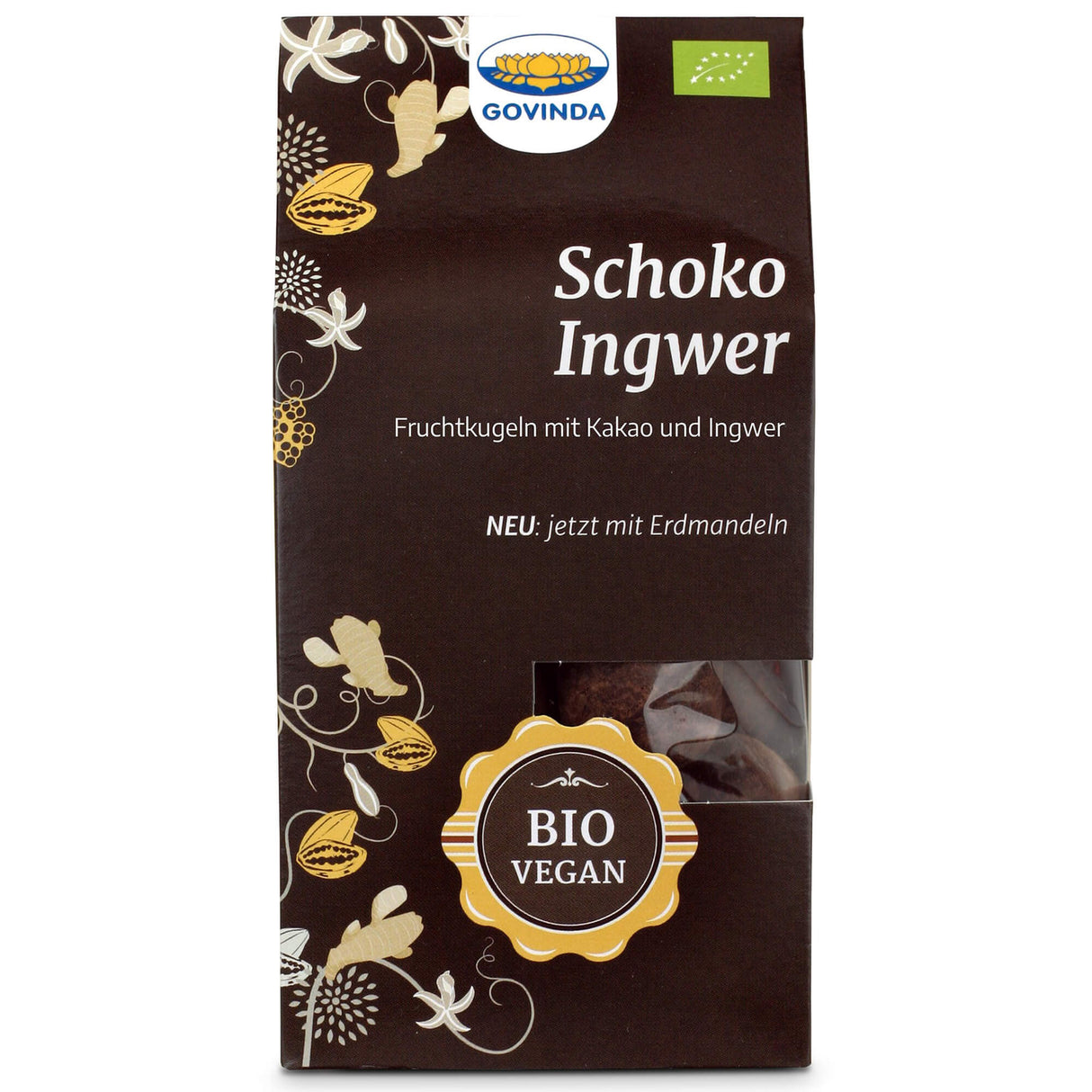 Bio Schoko-Ingwer-Kugeln, 120 g - YOGISHOP