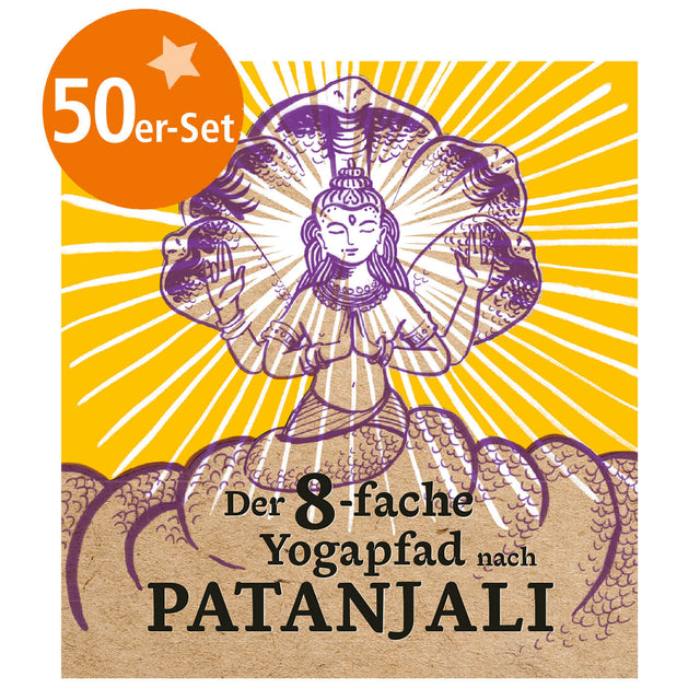 50er-Set Mini-Heft - Der 8-fache Yogapfad nach Patanjali - YOGISHOP