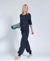 Yoga-Shirt Sara - navy - YOGISHOP