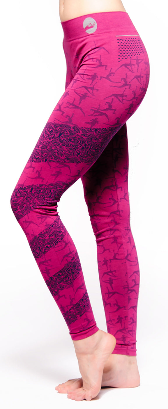 Ashtanga Leggings, pink - YOGISHOP