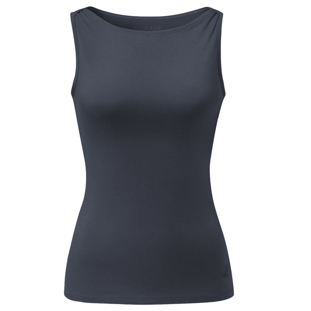 Yoga-Tank-Top Boatneck - midnight blue - YOGISHOP