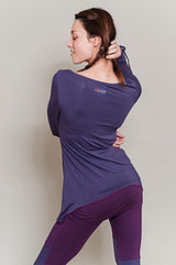 Yoga Lounge Top - lavender - YOGISHOP