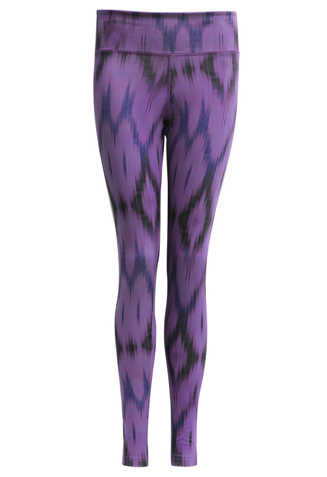 Yoga-Leggings "Devi" - Ikat purple - YOGISHOP