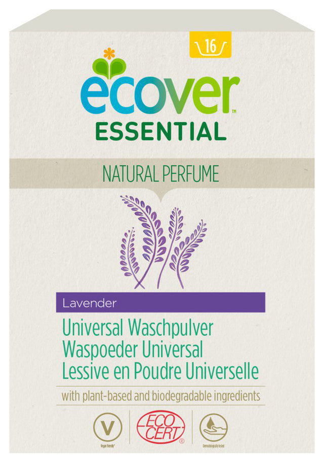 Essential Universal Waschpulver Lavendel, 1,2 kg - YOGISHOP