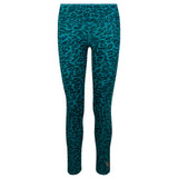 Yoga-Leggings Ganga 7/8 - leo turquoise - YOGISHOP