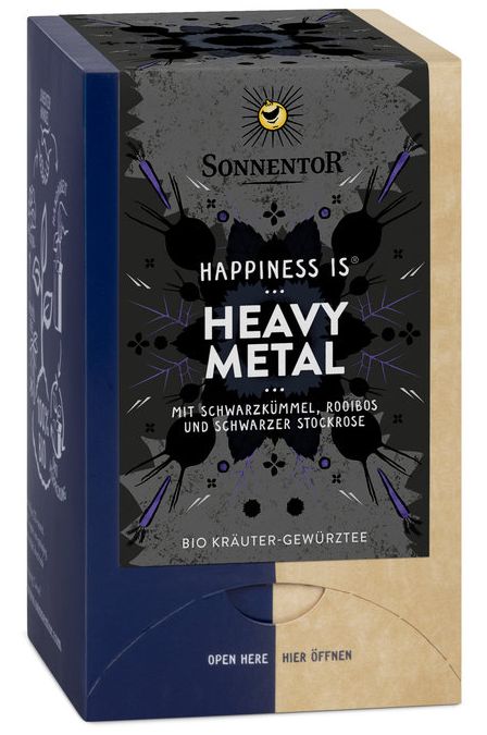 Bio Teemischung "Happiness is Heavy Metal", 27 g - YOGISHOP