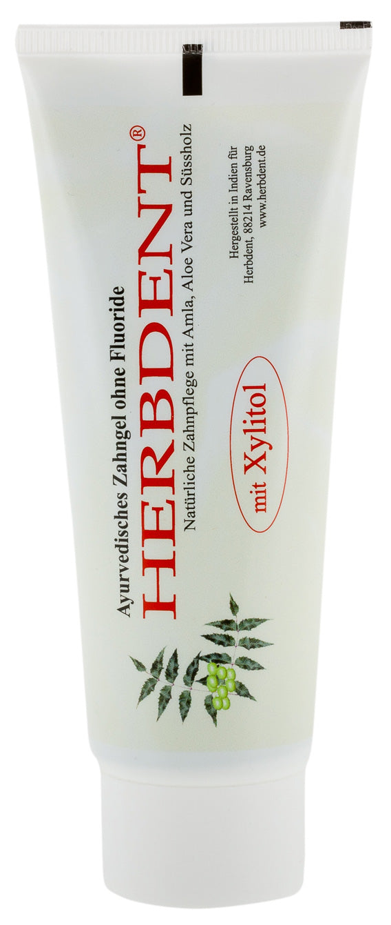 Herbdent, Ayurvedisches Zahngel mit Xylitol, 80 ml - YOGISHOP