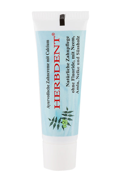 Herbdent, Ayurvedische Zahncreme, Reisetube, 24 g - YOGISHOP