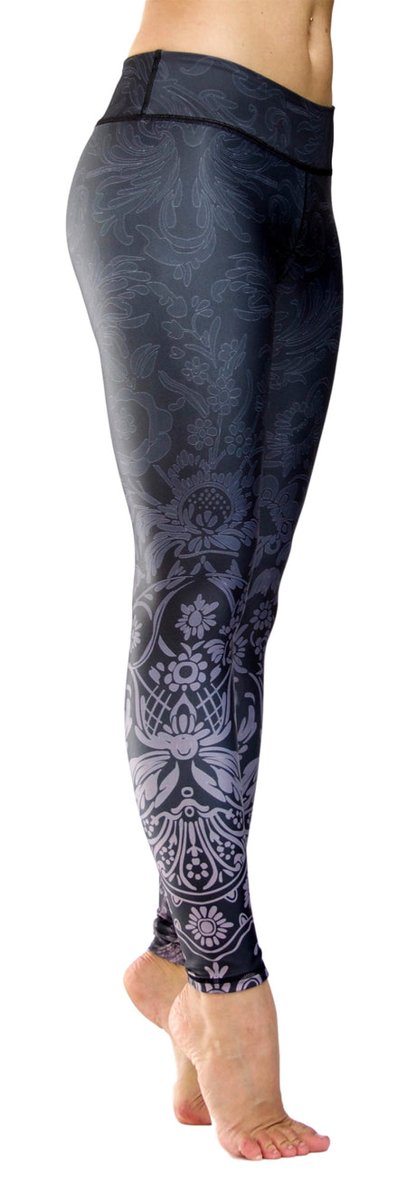 Yoga Leggings "Midnight Kiss" - YOGISHOP