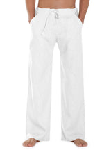 Leinenhose Essential - white - YOGISHOP