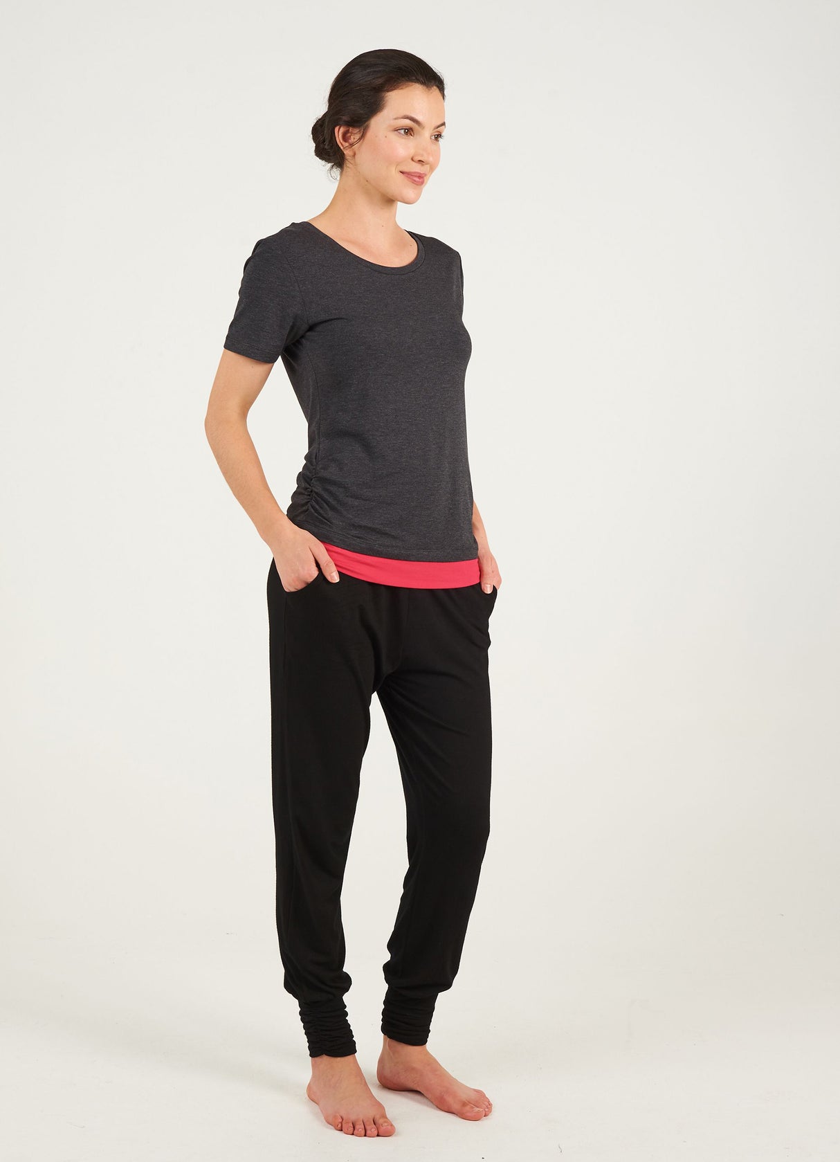 Long Harem-Pants - black - YOGISHOP