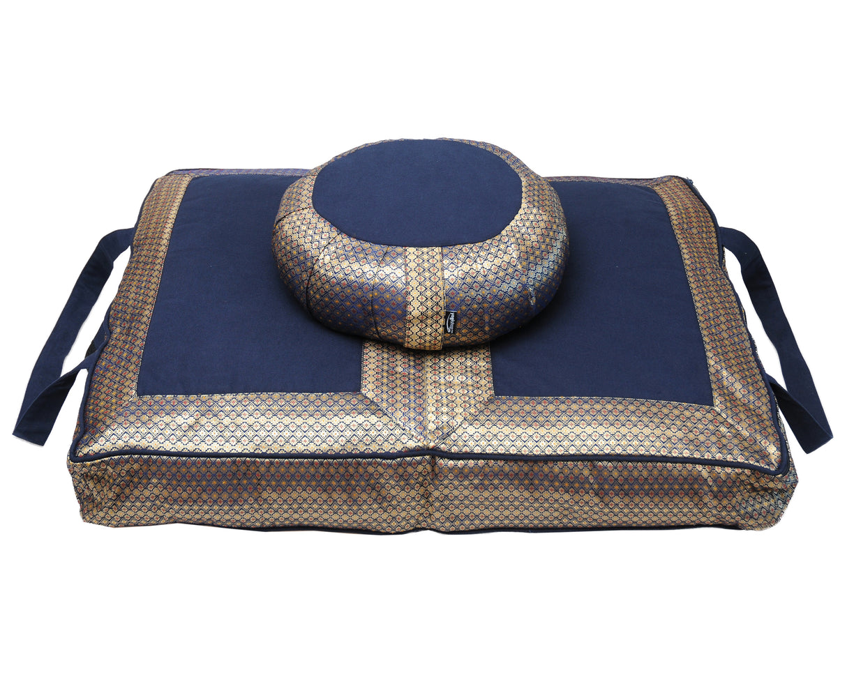 Meditationsset golden mind - midnight blue - YOGISHOP