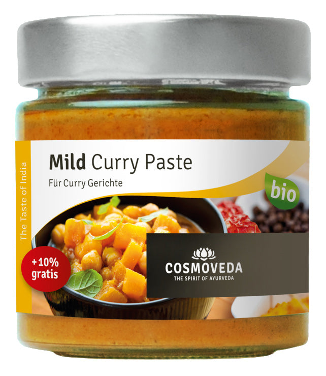 Bio Mild Curry Paste, 175 g - YOGISHOP