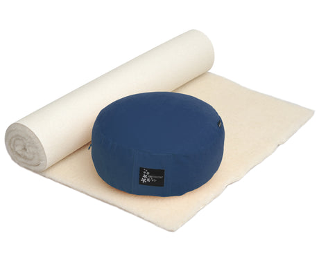 Yoga-Set Comfort Edition - Meditation natur 75 x 200 cm - YOGISHOP