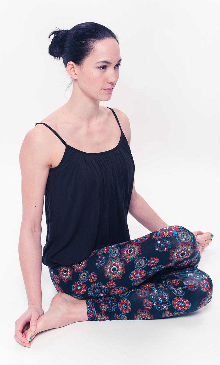 Organic Mandala Leggings - black/print - YOGISHOP