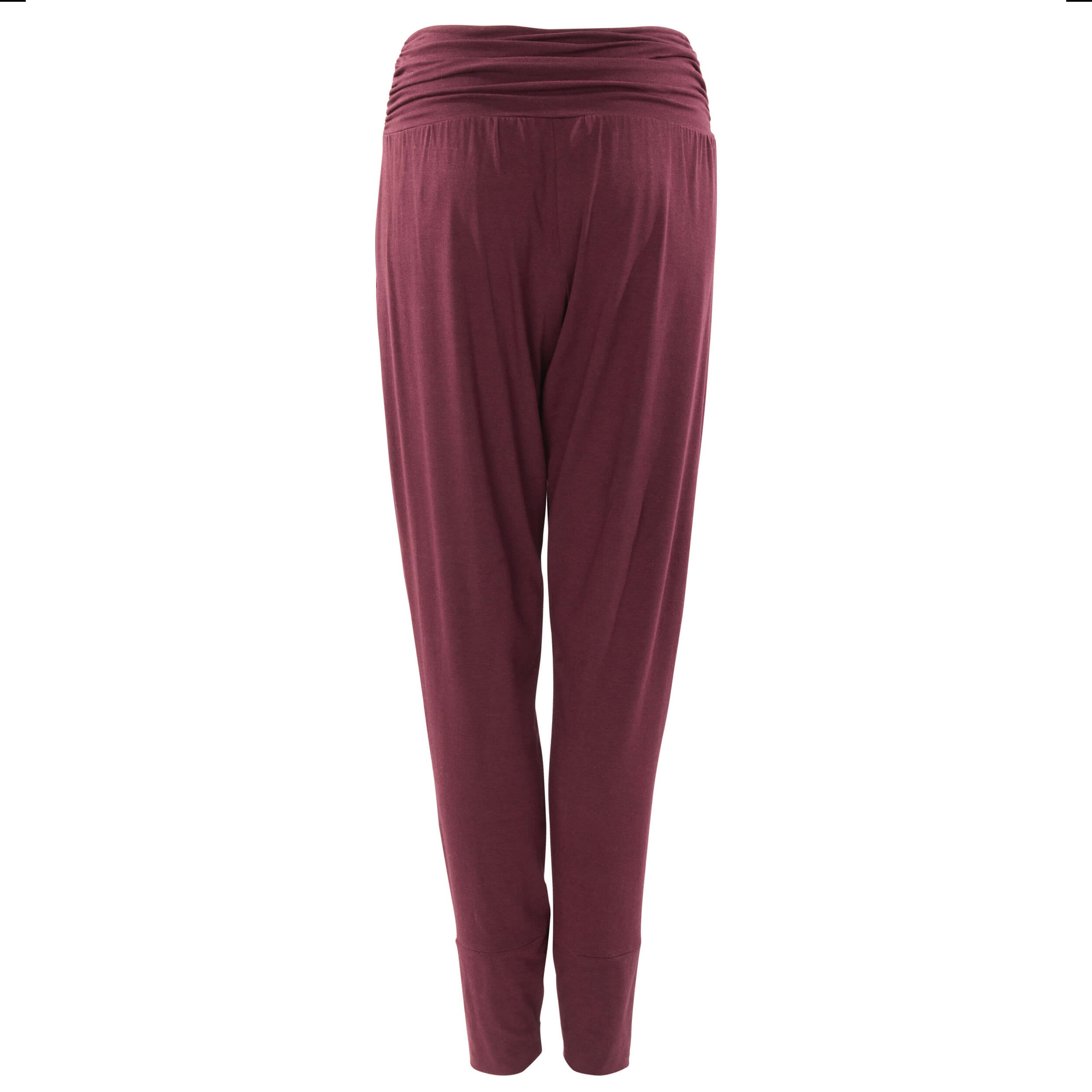 Yoga-Pants Mari bamboo - burgundy - YOGISHOP