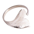 Ginkgo Blatt Ring, 925 Sterling Silber - YOGISHOP