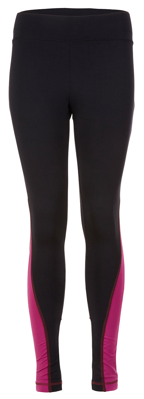 Active Leggings "Roxy" - black/fuchsia/white - YOGISHOP