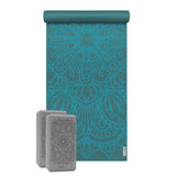 Yoga-Set Starter Edition - lotus mandala (Yogamatte + 2 Yogablöcke) - YOGISHOP