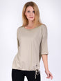 Yoga-Shirt Sara - taupe - YOGISHOP