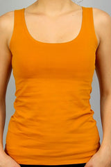 Yoga-Top "Sohang" - safran - YOGISHOP