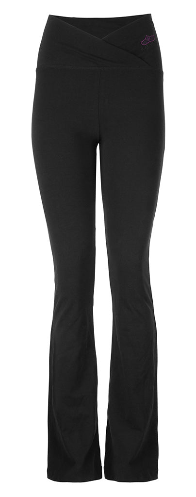 Yoga-Boot-Cut-Pants "Stefania" - charcoal - YOGISHOP