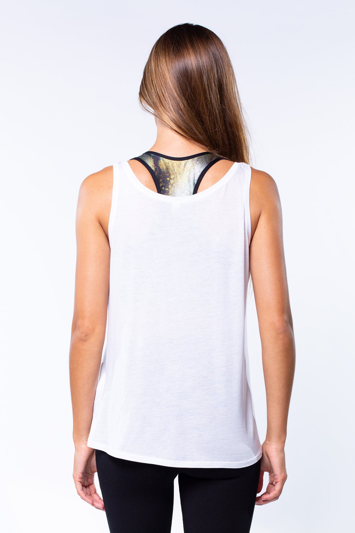 Tank-Top "Lotus Buddha" - weiß - YOGISHOP