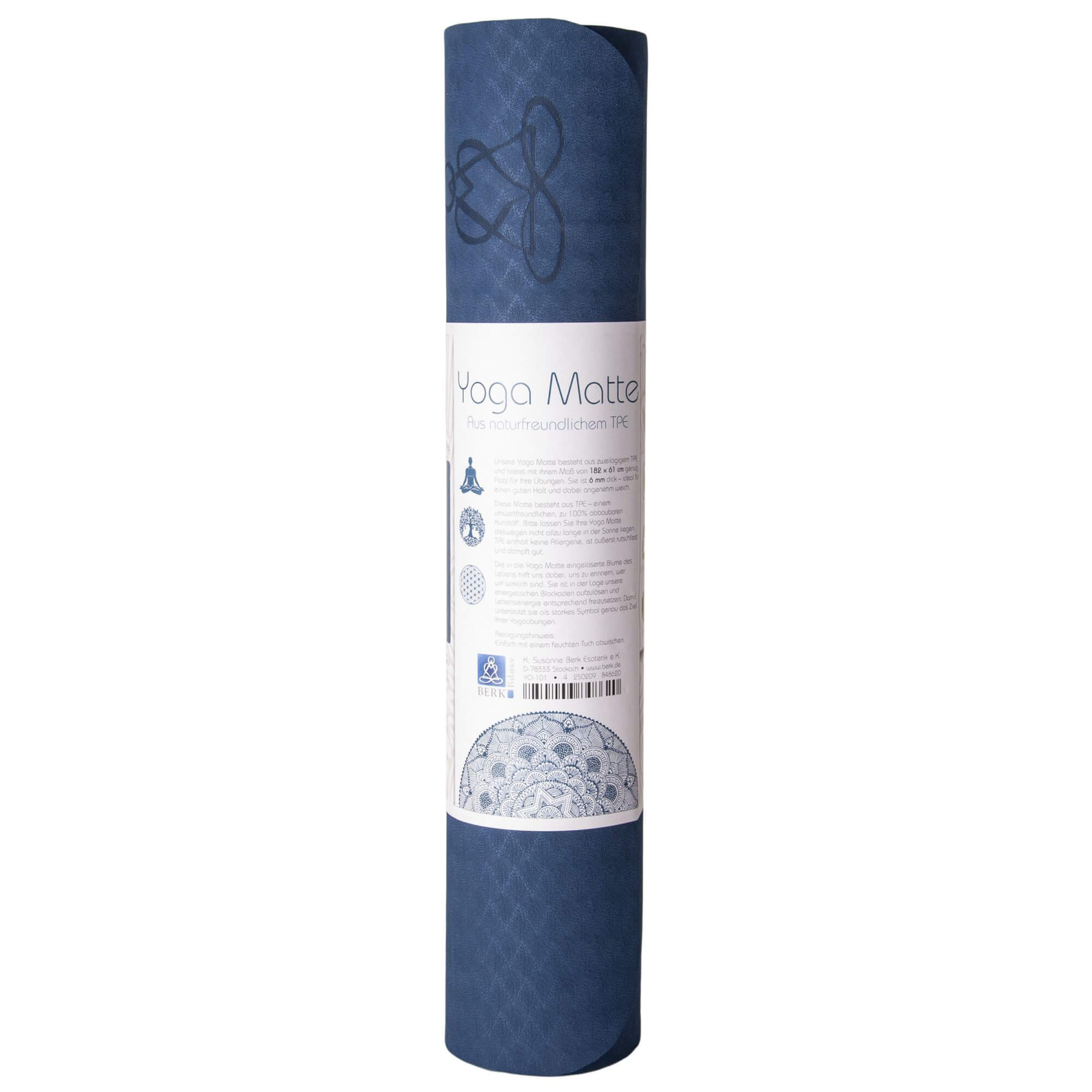 Yogamatte TPE ecofriendly - Blume des Lebens - YOGISHOP