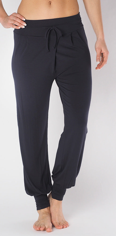 Yoga-Pant long "Padmini" - anthracite - YOGISHOP