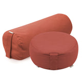 Yoga-Set Ananda (Meditationskissen Dhyana + Yoga-Bolster Samtosha) - YOGISHOP