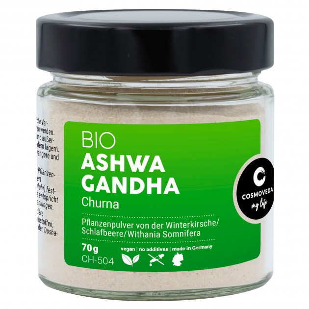Organic Ashwagandha Churna, 70 g 