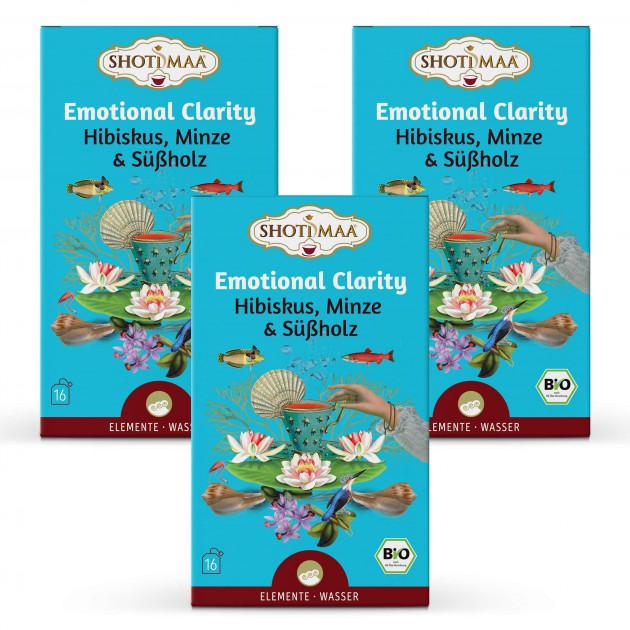 3x Organic Emotional Clarity Tea Blend, 96 g 