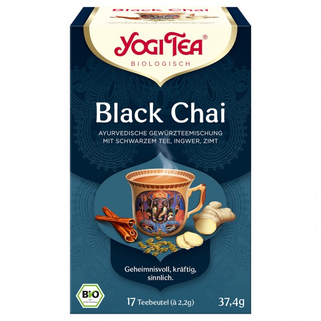 Organic Black Chai Tea Blend, 37.4 g 