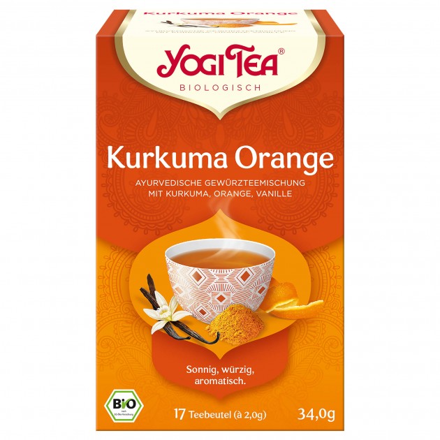 Organic Turmeric Orange Tea Blend, 34 g 