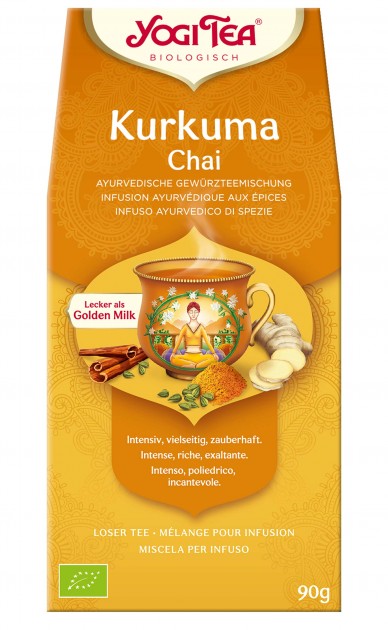 Organic Yogi Tea® Turmeric Chai loose, 90 g 