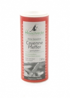 Organic Cayenne Pepper (ground), 30 g 