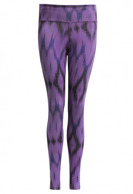 Yoga-Leggings "Devi" - Ikat purple L