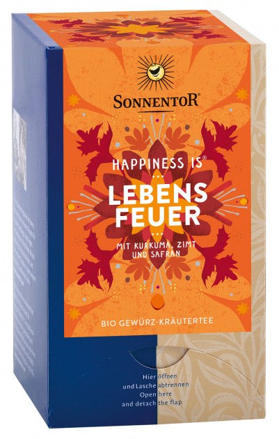 Organic tea blend "Happiness is Lebensfeuer", 30,6 g 