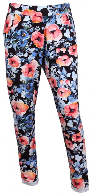 Yoga Lounge Pants "Flower" - multicolour 