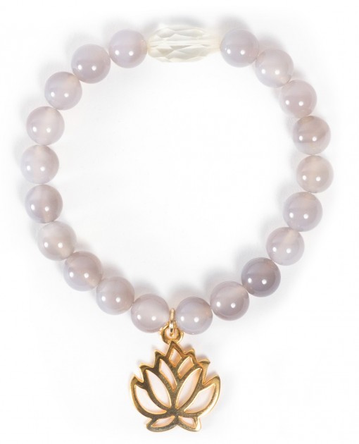Mala Bracelet "Golden Lotus" 