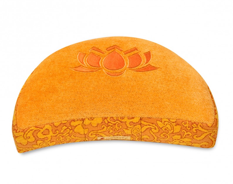 Meditationskissen Shakti - Lotus - Halbmond orange