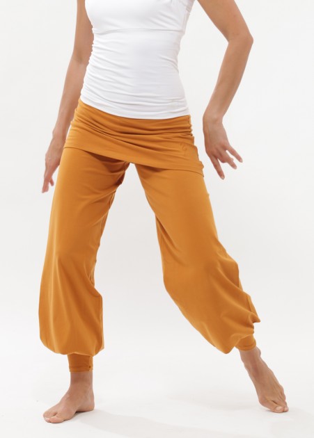 Yoga pants "Sohang" - saffron 