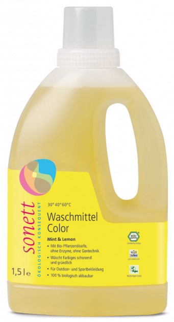 Detergent Color, Mint & Lemon 1,5 l