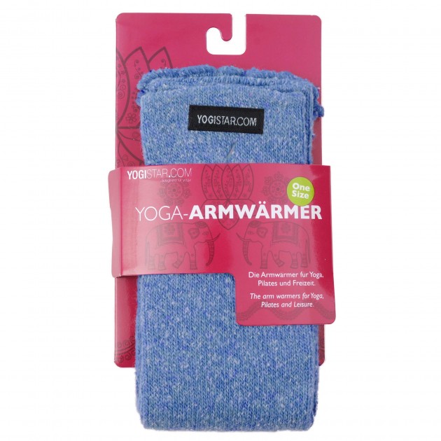 Yoga-Armwärmer saphire blue - cotton