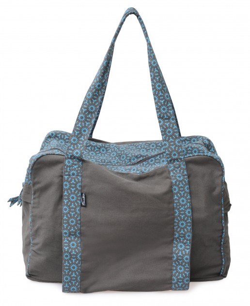 Yoga bag twin bag - take me two - taupe/turquoise 