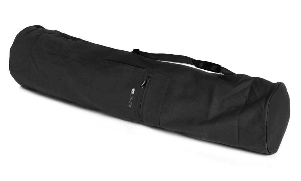 Yoga carrybag yogibag cotton - 100 cm black