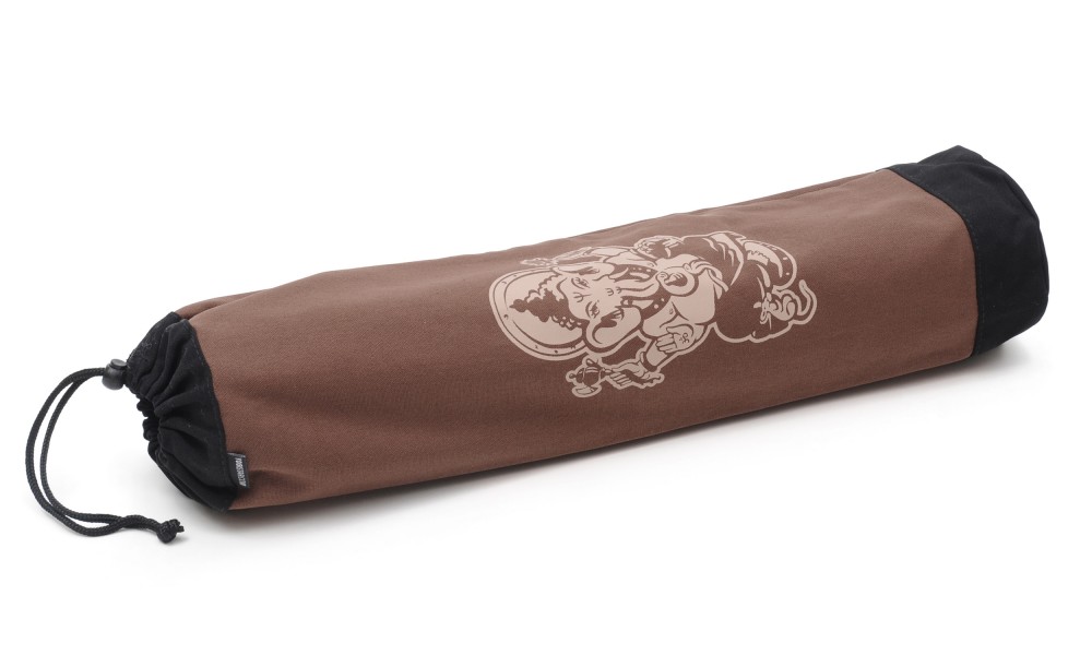 Yoga bag yogibag® basic - cotton - art collection - 65 cm ganesha brown