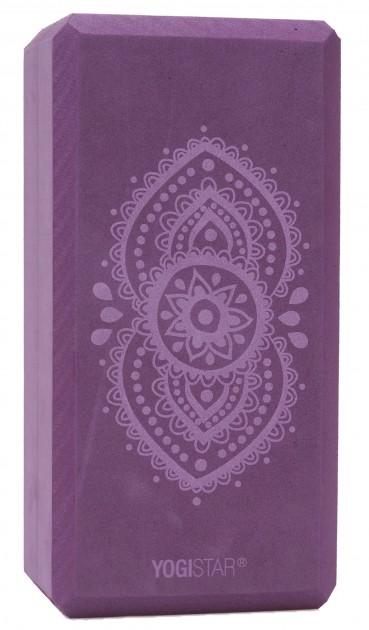 Yogablock yogiblock® basic - art collection - ajna chakra - aubergine 