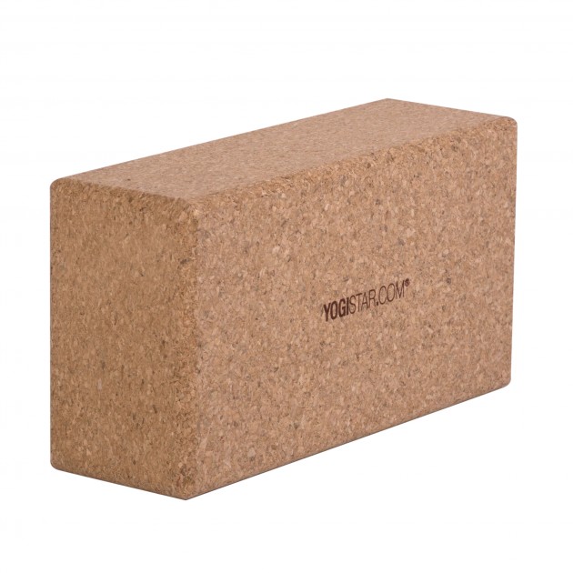Yoga block - yogiblock - cork basic (22.5 x 12 x 7.4cm)